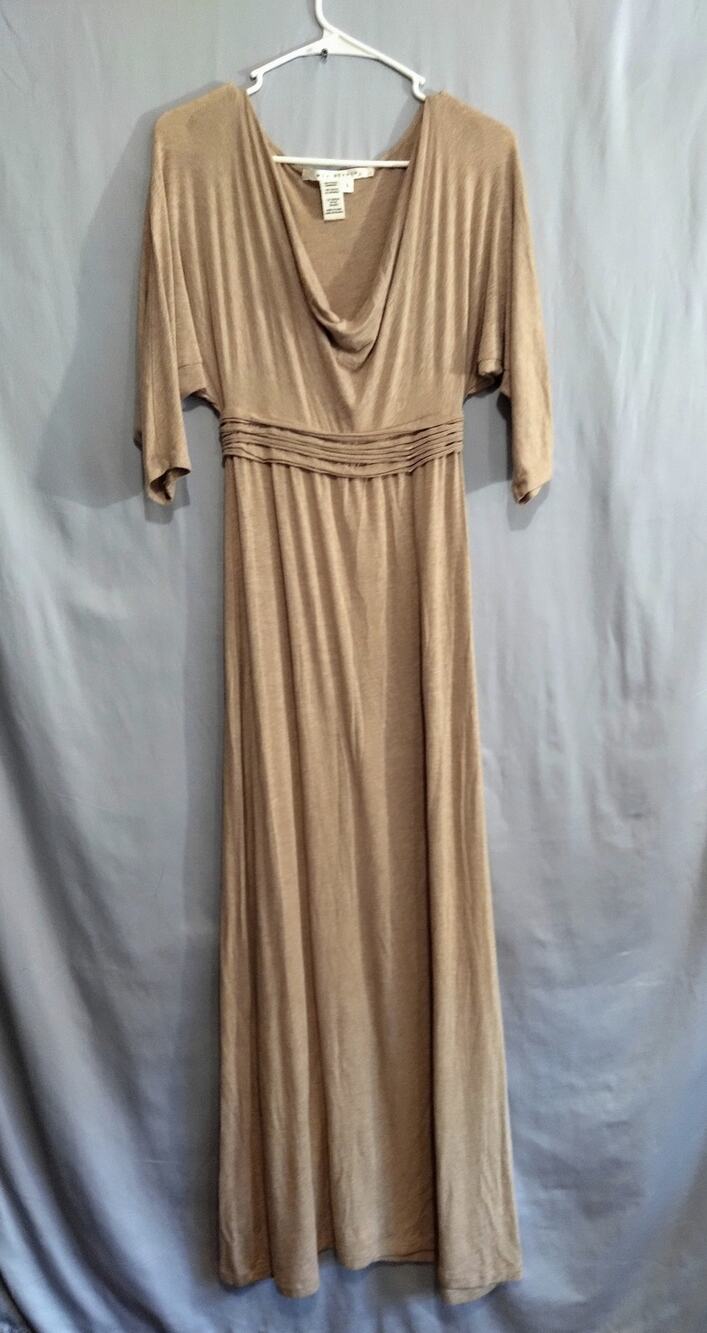 Max Studio Tan / Beige Maxi Dress